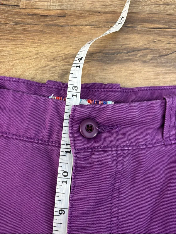 Urban Outfitters Wide Leg Cotton Chino Pant Purple Women’s - Image 7