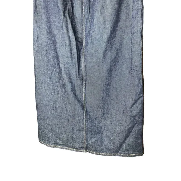 Gap‎ Vintage Y2K Jean Maxi Skirt Size 6 - Image 7