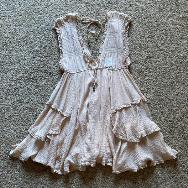 Free People ‼️ Antoinette Plunge Neck Tiered Dress‼️ - Image 2