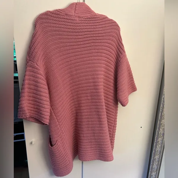 Knit cardigan Purple - Image 4