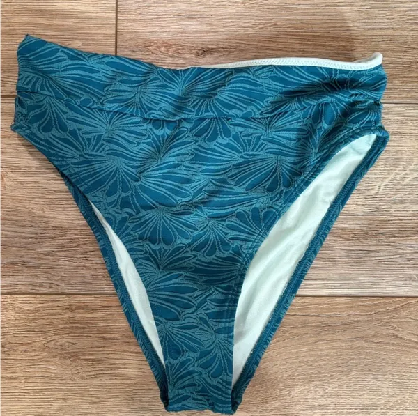 Cupshe Blue Floral Bikini Bottoms - Image 2