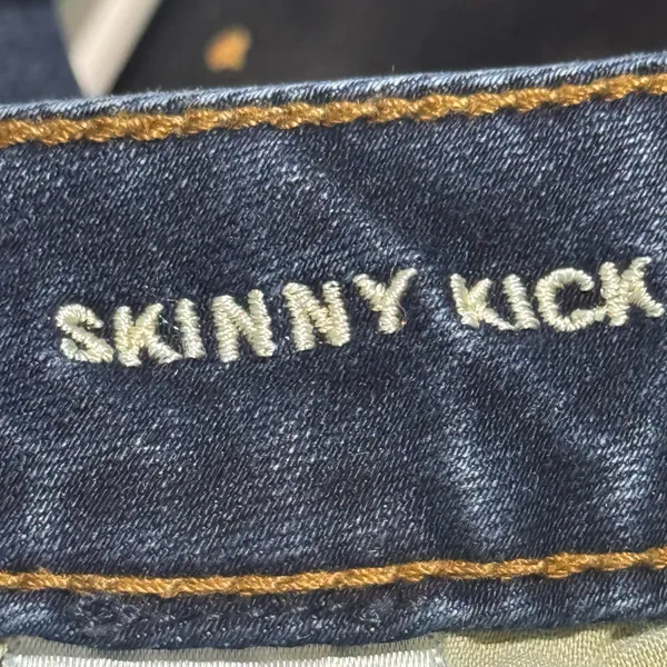 American Eagle Skinny Kick Women’s Jeans Size 4 Long Dark Wash Stretch Denim - Image 5