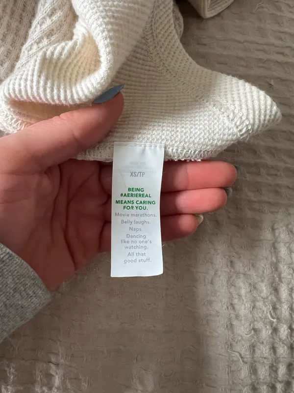 Aerie Waffle Knit Button Down - Image 4