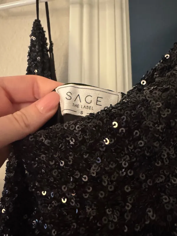 Sage The Label Black sequin dress - Image 2