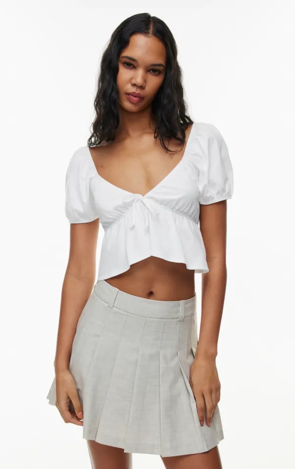 Aritzia Sunday Best Pink Tie Top - Image 4