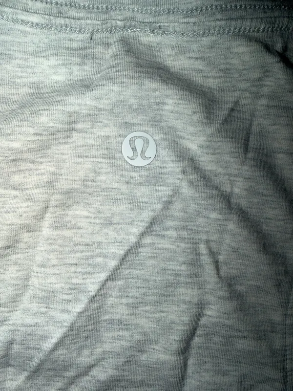 lululemon athletica Heather Light Gray Racerback Tank - Image 3
