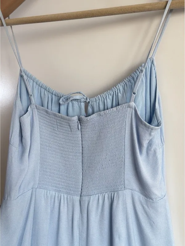 Sunday Best Delilah Dress Sky Blue ECOVERO Mini Dress Size M Aritzia - Image 13