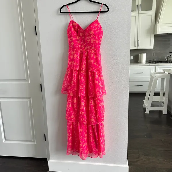 Amanda Uprichard Thaddea Maxi Dress Size XS - Image 3