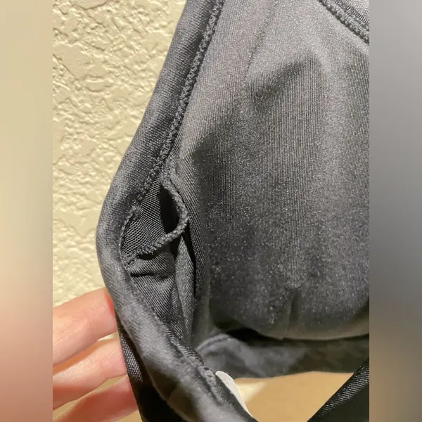 Alo Yoga Houndstooth Gratitude Padded Sports Bra Black Grey Size M - Image 5
