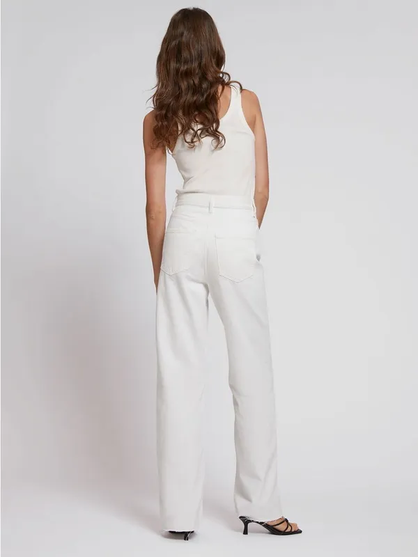 & Other Stories White Straight-Leg Jeans - Image 2