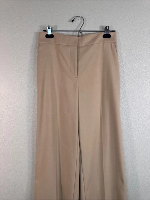 Ann Taylor Tan Wide Leg Trouser Dress Pants Womens 2 Preppy Classic Business - Image 12