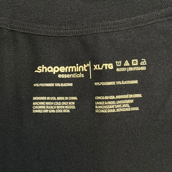 Shapermint NWT Women Shapewear Camisole Black Scoop Neck All Day Every Day XL - Image 5