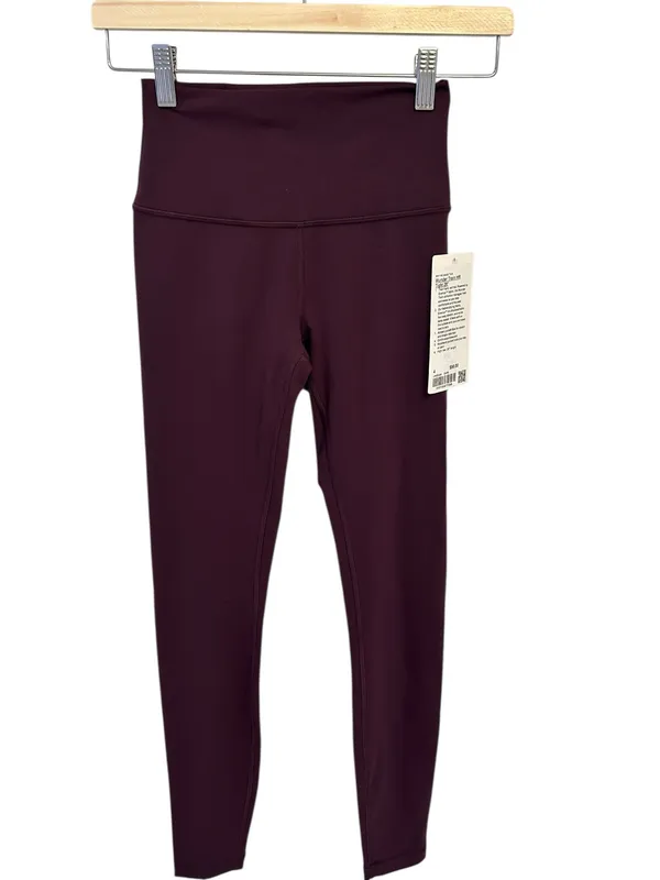 NWT lululemon Wunder Train HR Tight 28" size 4 Goodnight Plum authentic - Image 2