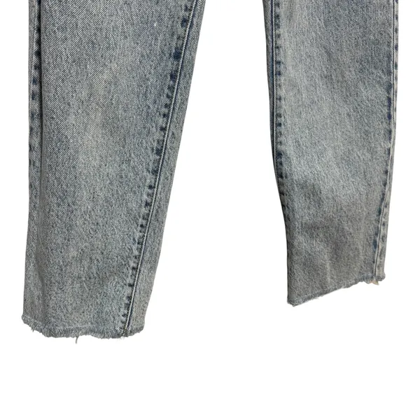 PacSun High Rise Straight Acid Wash Button Fly Denim Jeans 22 - Image 2