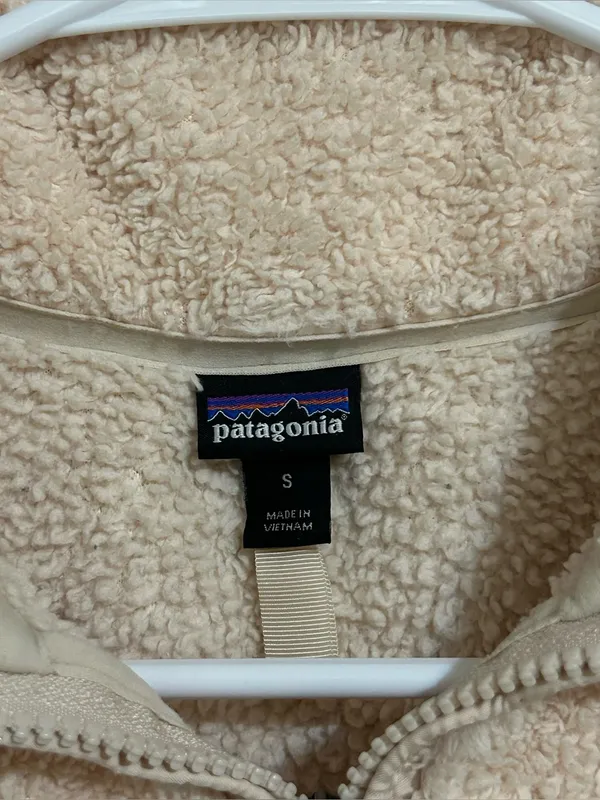 Patagonia Los Gatos Light Pink Quarter Zip Pullover Sweater Women’s Size Small - Image 8