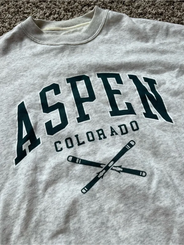 Abercrombie & Fitch Aspen Colorado Ski Crewneck Sweatshirt - Image 2