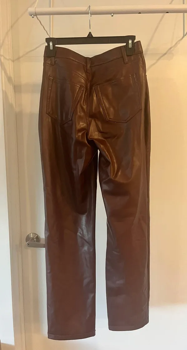 Abercrombie Faux Leather Pants - Image 4