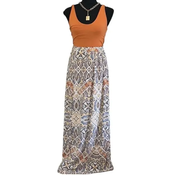 Cynthia Rowley Stretchy Floral Print Maxi Skirt(Size XS) - Image 2