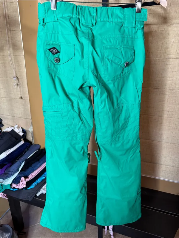 Burton Special Blend Kelly Green Snowboard Ski Pants XS Waterproof Insulated - Image 6