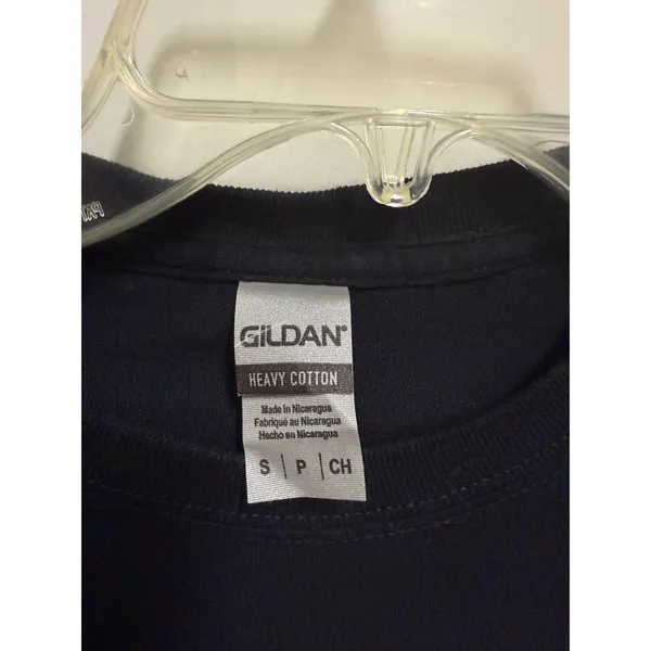 Gildan Black Graphic T-Shirt One Does Not Stop Buying Books Women Small - Image 4