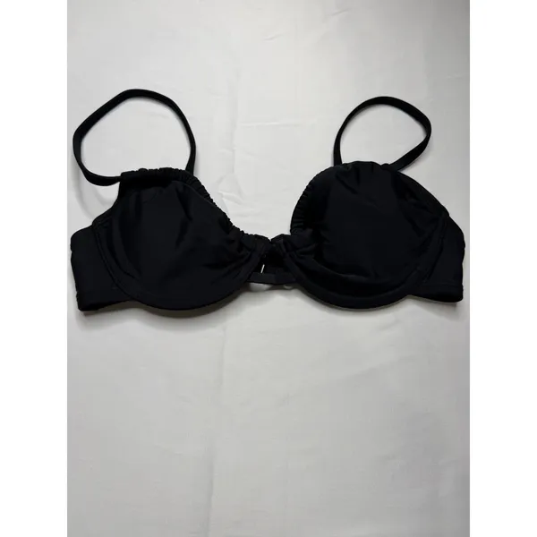 Cupshe Women Black Underwire Ruffle High‎ Waisted Bikini Set XS - Image 8