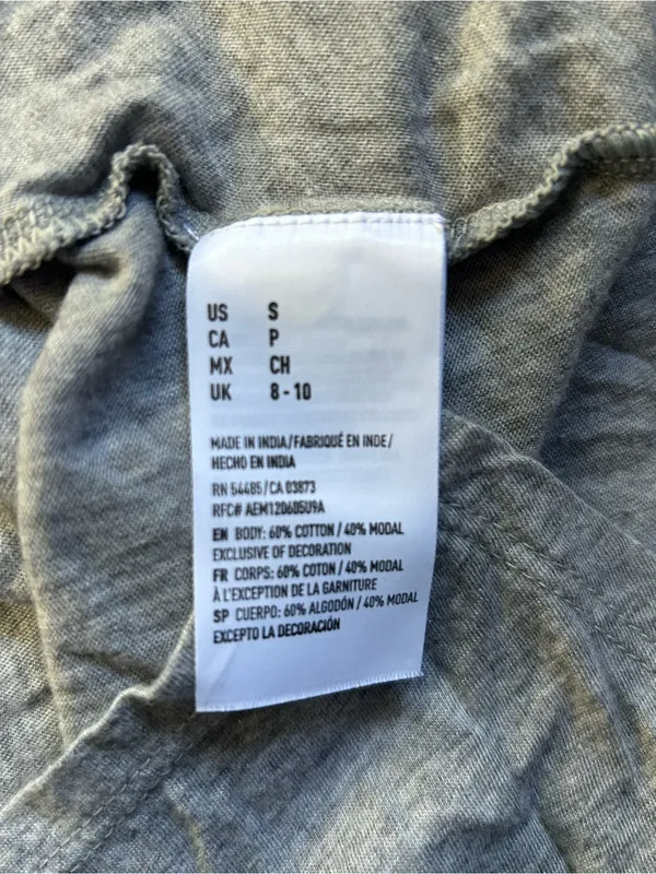 American Eagle Sleeveless Gray Tank & Lace Yoke SM - Image 11