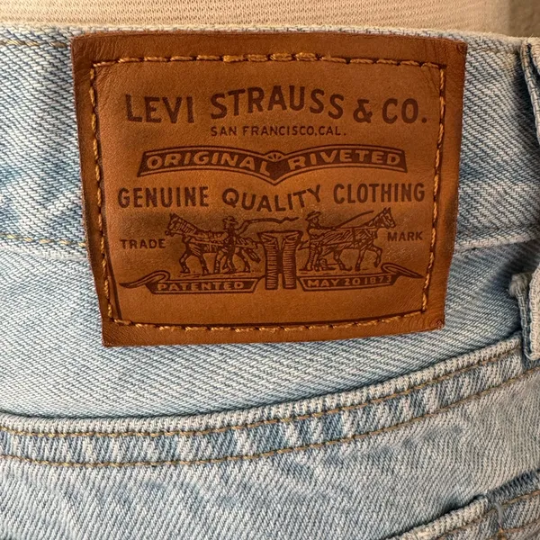 Levi’s‎ Premium Wedgie Shorts W27 – Light Wash Denim Cutoffs - Image 12