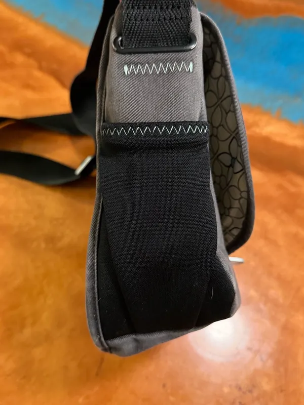 Sherpani Milli Crossbody Bag Gray Black Strap outdoor travel - Image 6