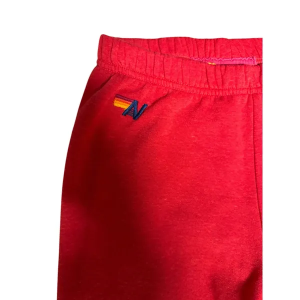 Aviator Nation Bolt Stitch Sweatpants Red Women's Size Small‎ - Image 9