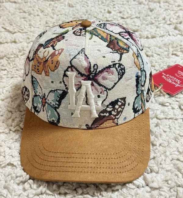 New American Needle LA Jacquard Butterfly Snapback Hat - Image 2