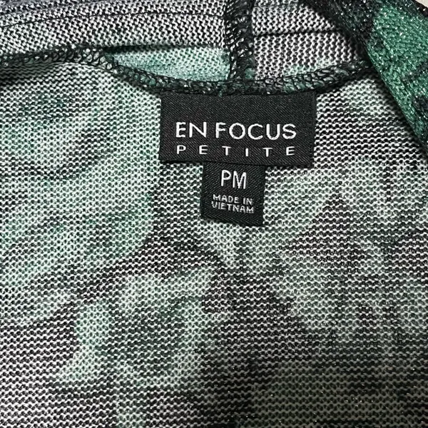 NWT PM Enfocus Petite Women’s Sparkly Floral Blouse Shirt Top Accessory Formal - Image 7