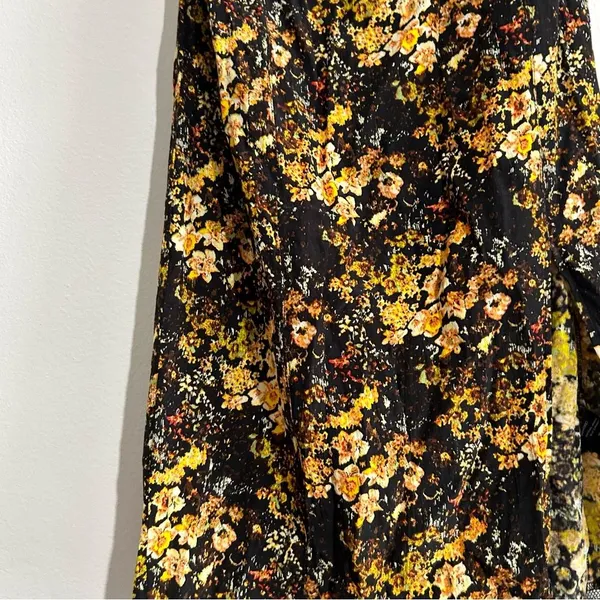 Urban Outfitters Lexi Lace Floral Midi Dress Slit Cut Out Whimsigoth Fairy Boho - Image 12