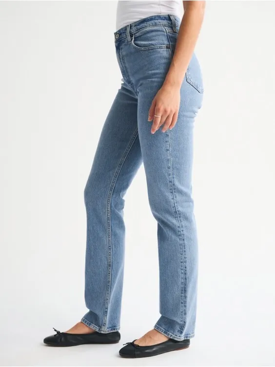 Abercrombie & Fitch The 90s Straight Ultra High Rise Jean Size 27 (4 Long) NWT - Image 4