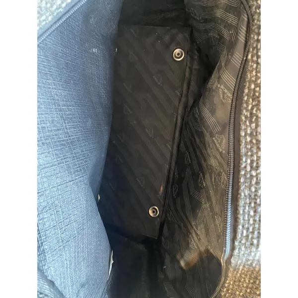 Vintage Jordache Tweed Carry‎ On Travel Bag Old Money Classic Quiet Luxury Tote - Image 6