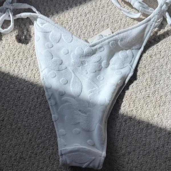 NWT Aerie White Bikini Set size XS - Image 5
