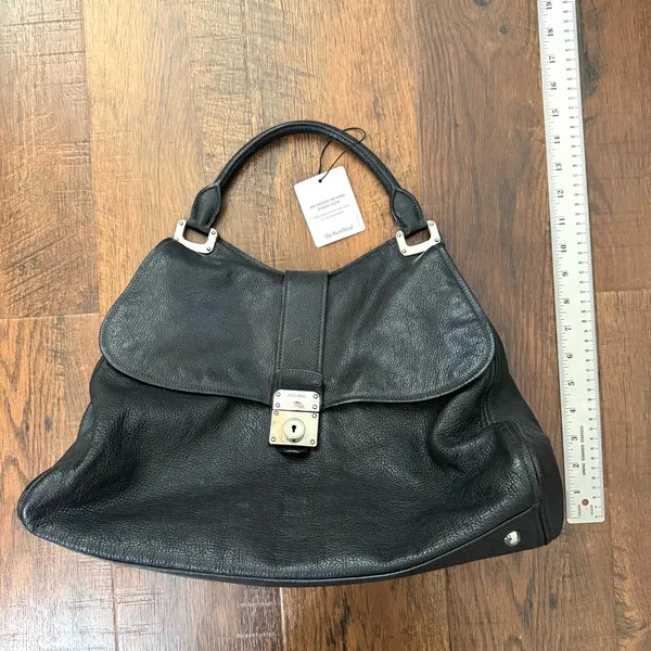 MIU MIU black textured leather satchel - Image 13