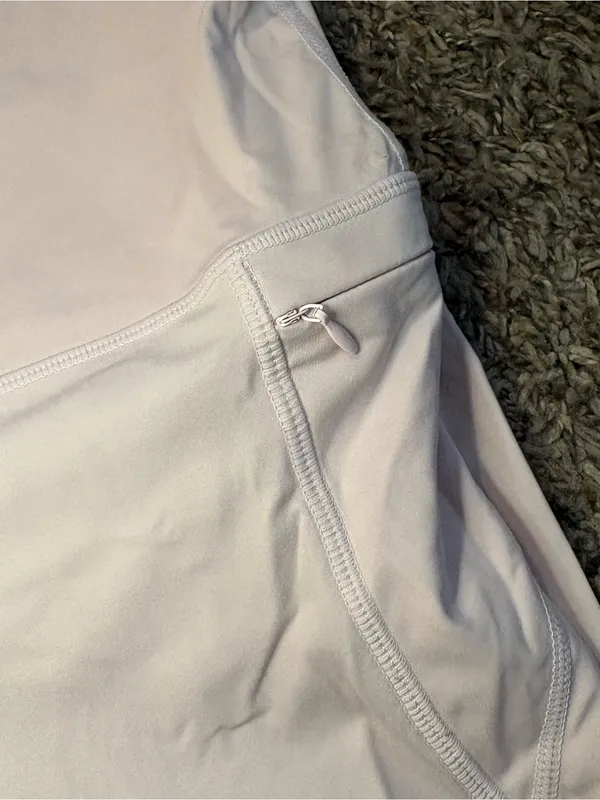 Mono B Blush Pink High Rise Leggings Size Large Zipper Pockets - Image 2