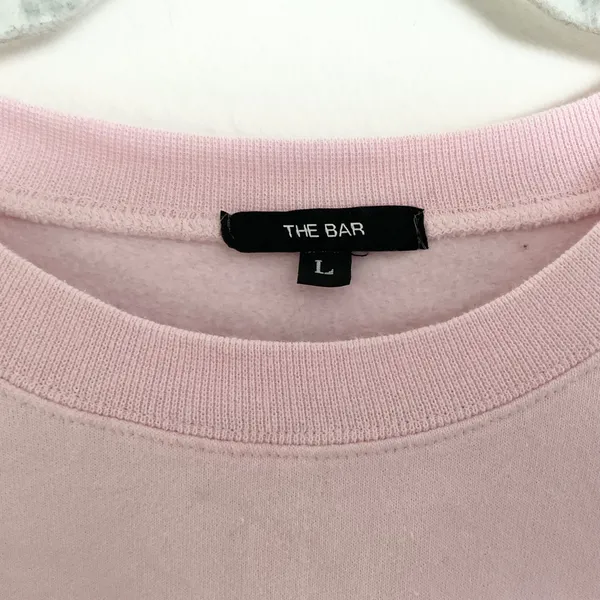 The Bar Varsity Sweatshirt Blush L - Image 3