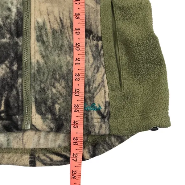 CABELA'S Colorblock Fleece Jacket Women M Green Full Zip Outdoor Camping Travel - Image 13