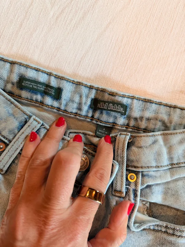 Wild Fable Jeans Super High-Rise Straight slim - Image 2