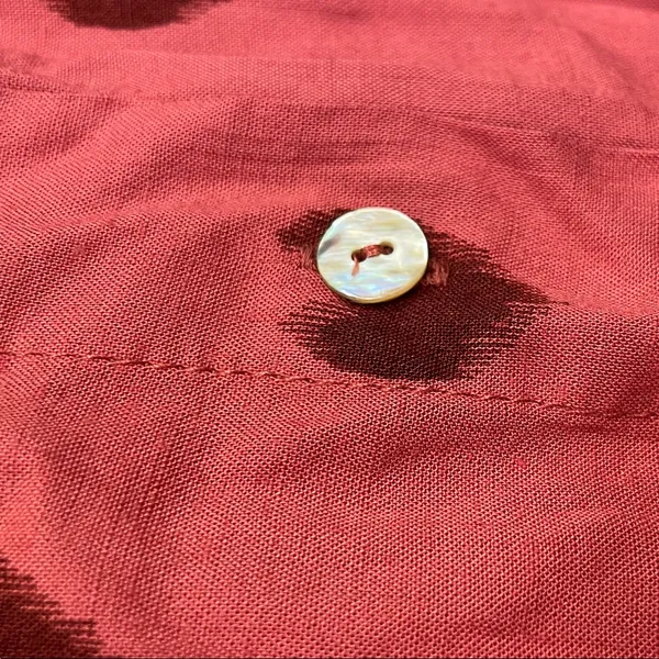 Just Living Red Heart Button Down Shirt - Image 4