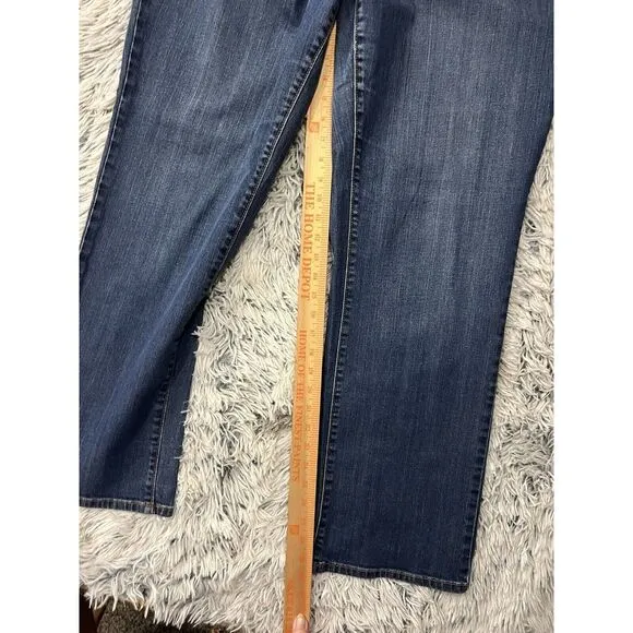L.L. Bean Bean Straight Leg Favorite Fit Denim Jeans Women's Size 14‎ Cowgirl - Image 7