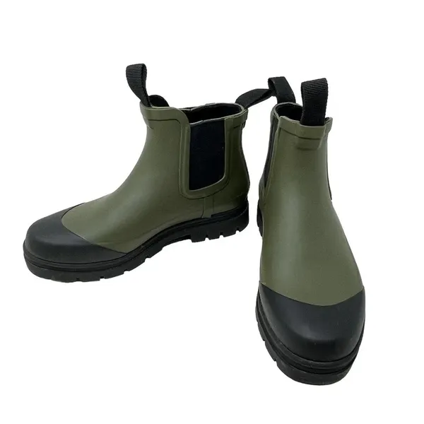 Everlane The Rain Boot in Surplus Green Olive‎ Chelsea Size US 5 - Image 5