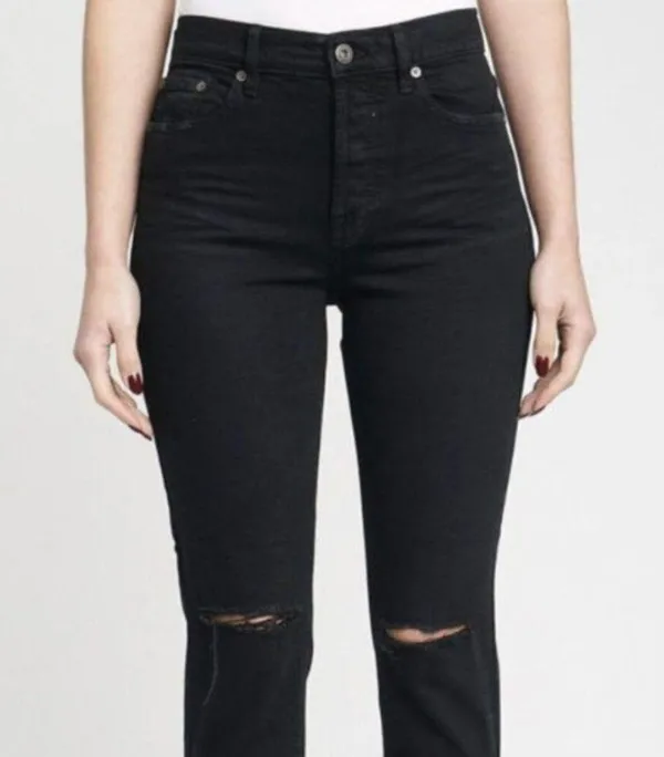 Pistola Nico Mom High-Rise Straight Leg Jeans 27 - Image 2