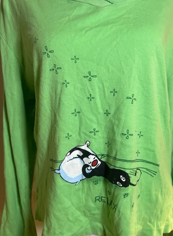 Mutts Organic Tee Green Size XL - Image 2