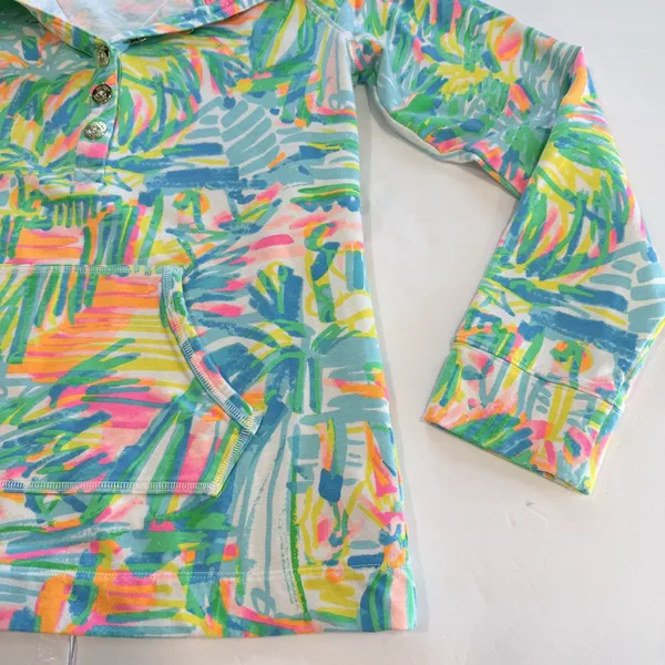 Lilly Pulitzer Captain Popover Knit Top in Sea Salt Sun Pockets MEDIUM - Image 7