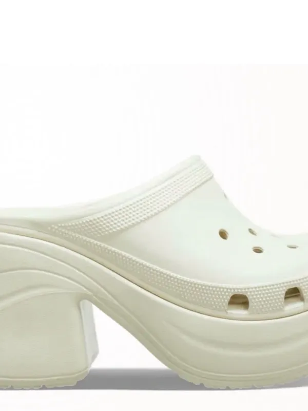 New Crocs Siren Platform Heeled Clogs Bone Ivory Brat Y2K cottagecore Grandma - Image 5