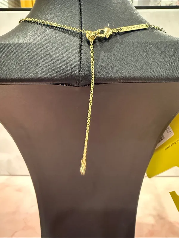 Kendra Scott | Gold Plated Dangle Charm Necklace - Image 3