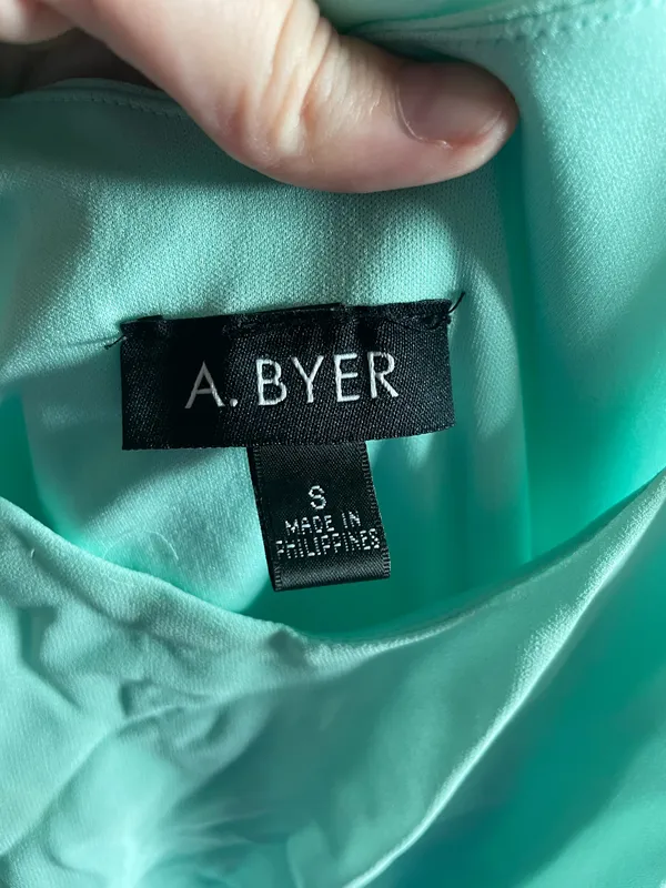 A. Byer mint green strappy sleeveless maxi dress - Image 2