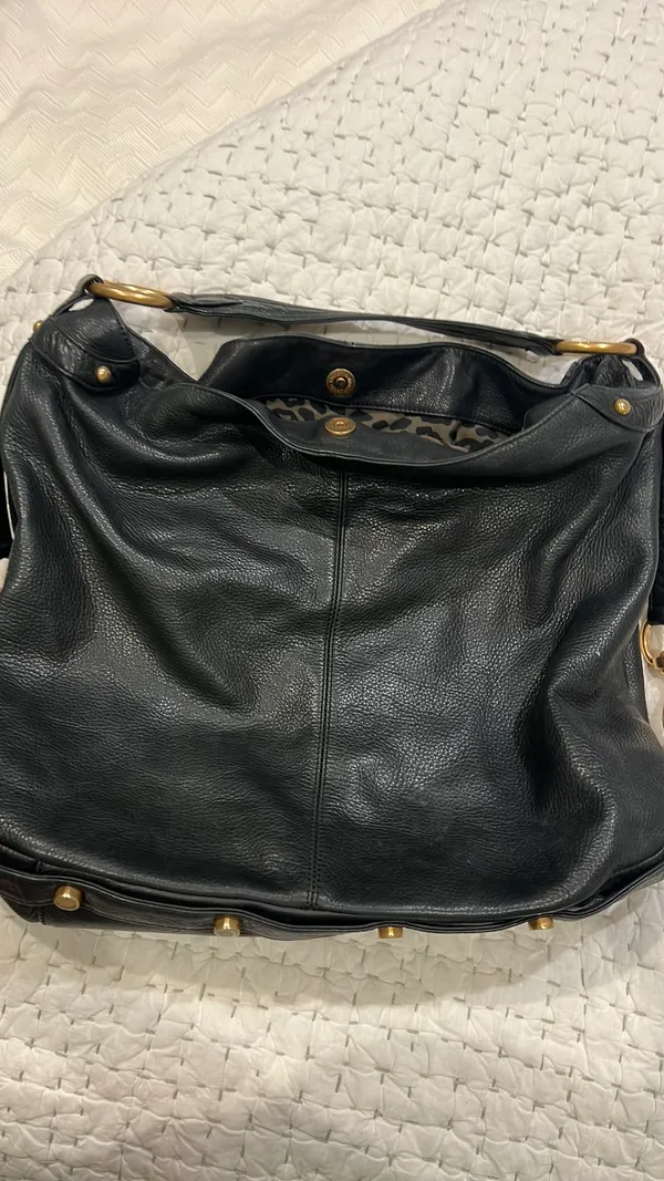 Rebecca Minkoff Black Pebbled Leather Purse - Image 5